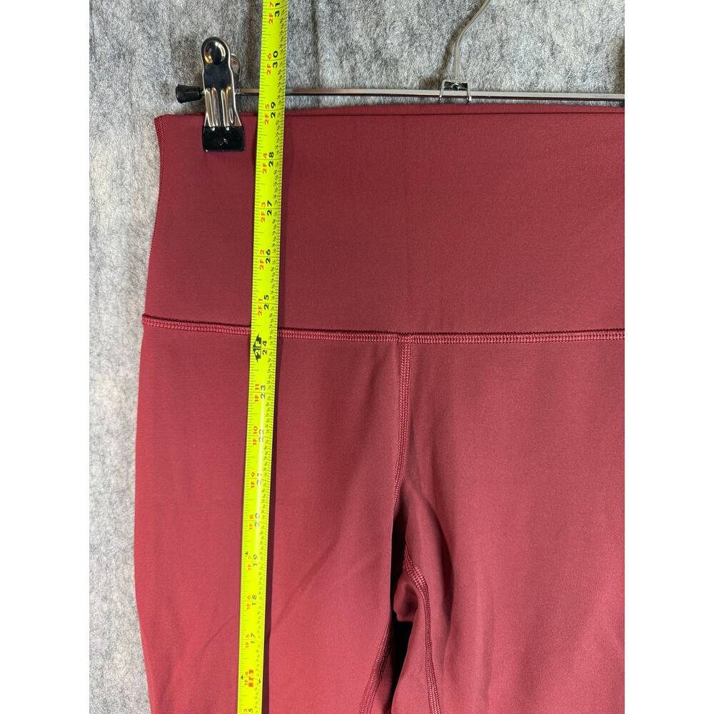 Lululemon Wunder Under Crop High Rise Sz 4 Chianti Luxstreme Leggings 21" Inseam - Picture 7 of 8